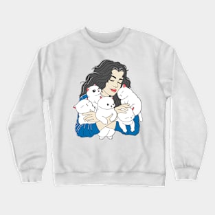 Cat Mom Crewneck Sweatshirt